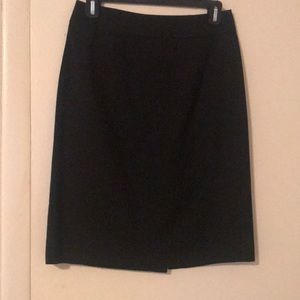 J. CREW Black Pencil Skirt